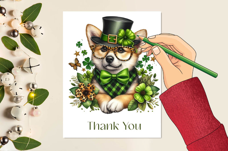 St Patricks Dog Clipart Bundle - CraftNest - Digital Crafting and Art