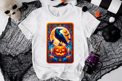 Raven Bird Tarot Card Clipart Bundle 16 - CraftNest - Digital Crafting and Art