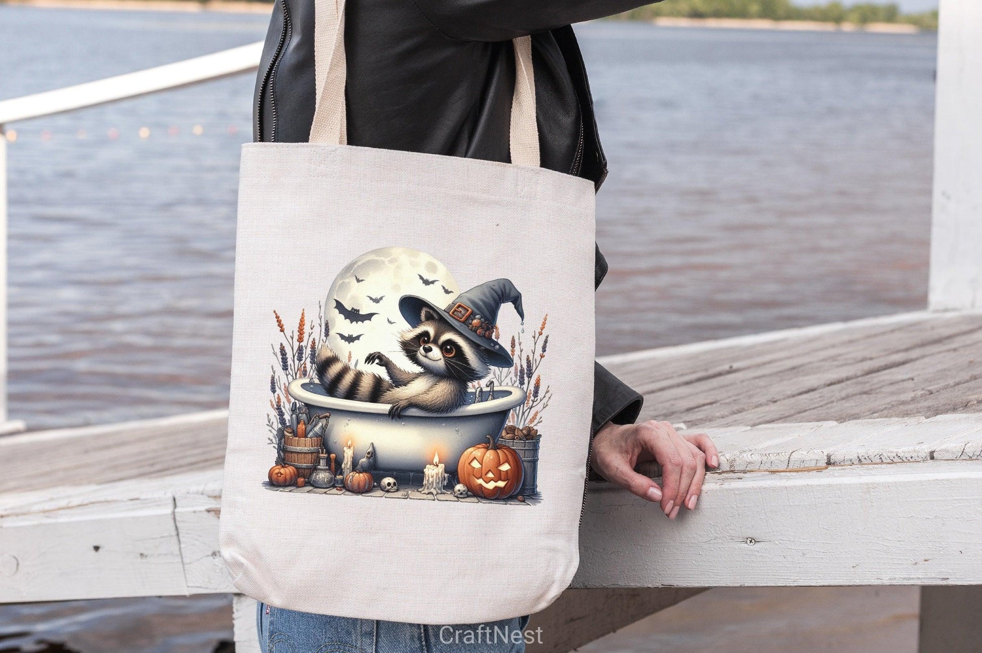 Halloween Raccoon Clipart Bundle - CraftNest - Digital Crafting and Art