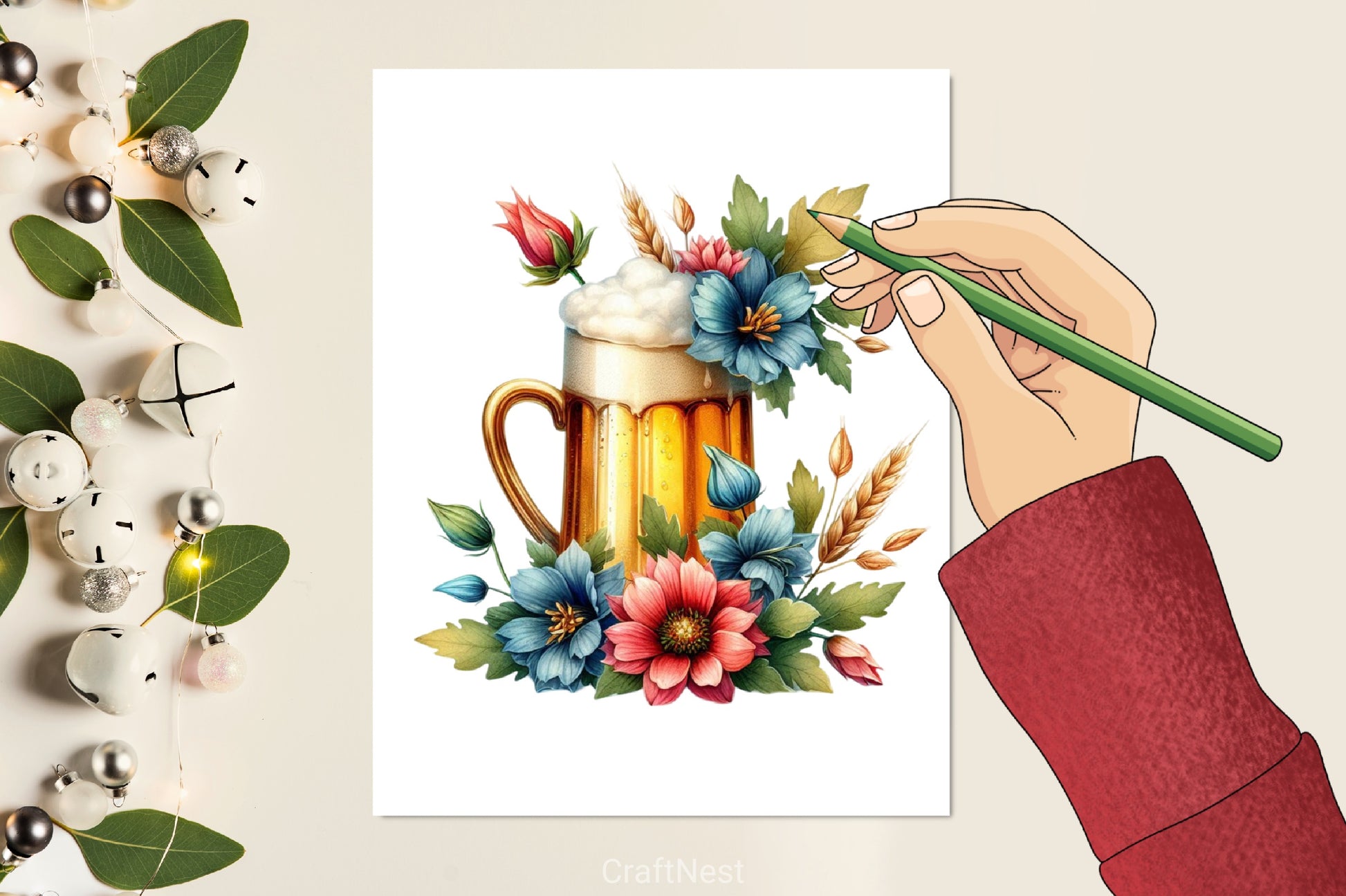 Beer Glass Clipart Bundle - CraftNest - Digital Crafting and Art