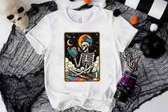 The Reader Tarot Card Reading Skeleton Clipart Bundle 1 - CraftNest - Digital Crafting and Art