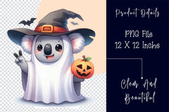 Halloween Animal Ghost Clipart Bundle - CraftNest - Digital Crafting and Art