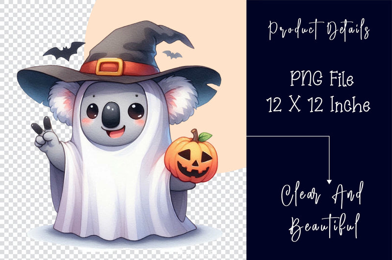 Halloween Animal Ghost Clipart Bundle - CraftNest - Digital Crafting and Art