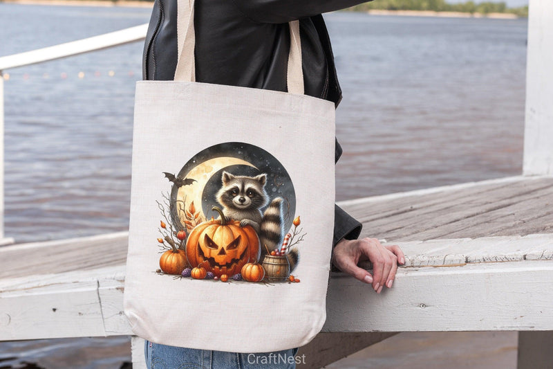 Halloween Raccoon Clipart Bundle 9 - CraftNest - Digital Crafting and Art