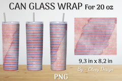 Patriotic 20 oz Tumbler Wraps SVG Bundle - CraftNest - Digital Crafting and Art