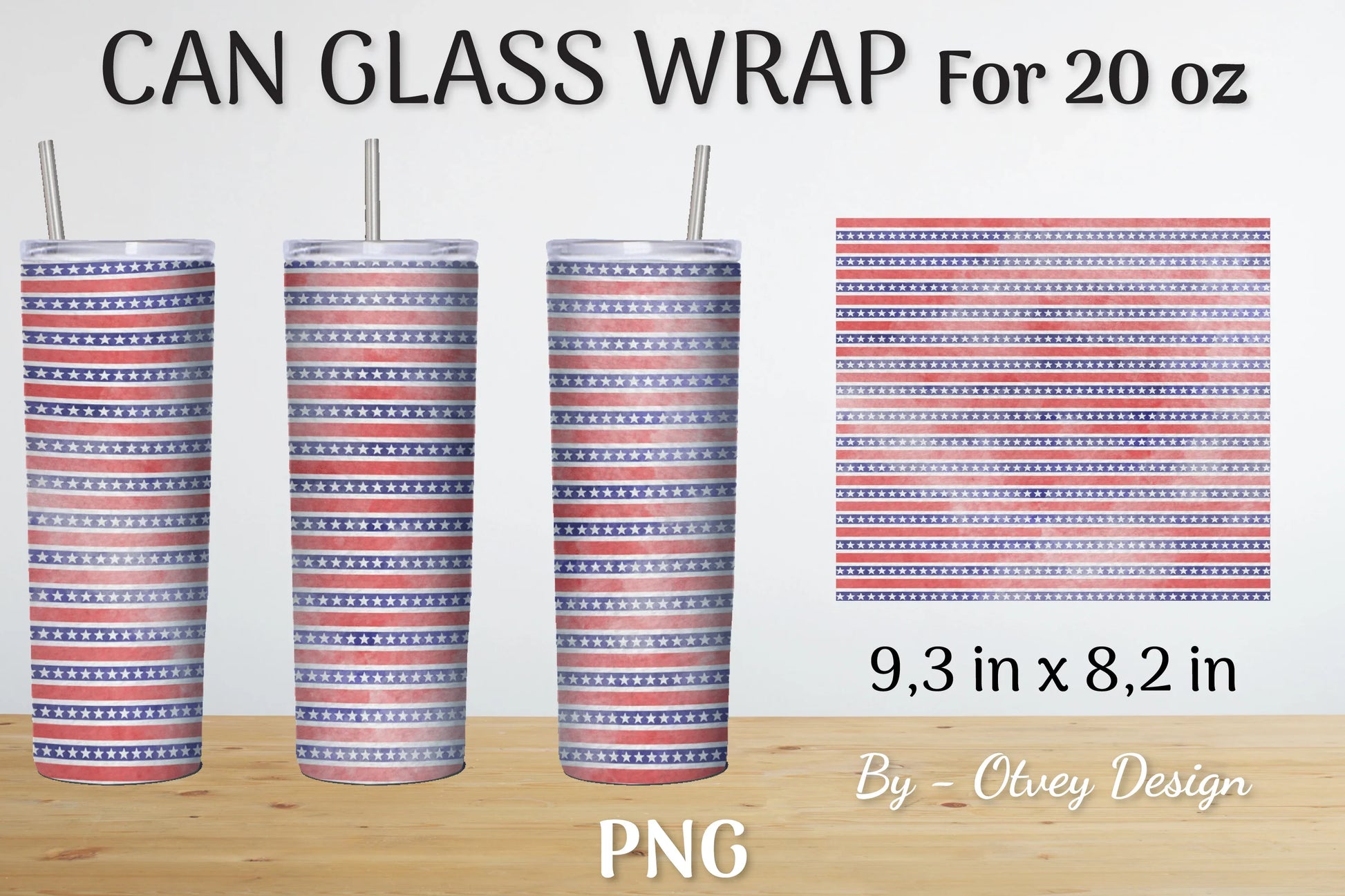 Patriotic 20 oz Tumbler Wraps SVG Bundle - CraftNest - Digital Crafting and Art