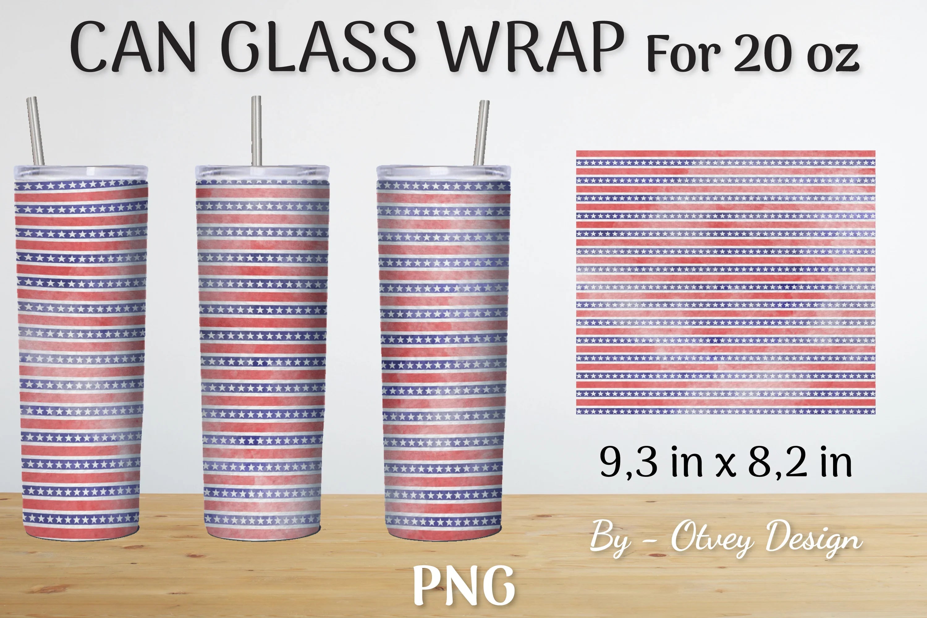 Patriotic 20 oz Tumbler Wraps SVG Bundle - CraftNest - Digital Crafting and Art
