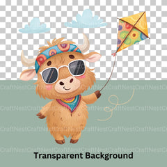 Highland Calf Clipart Bundle - CraftNest - Digital Crafting and Art