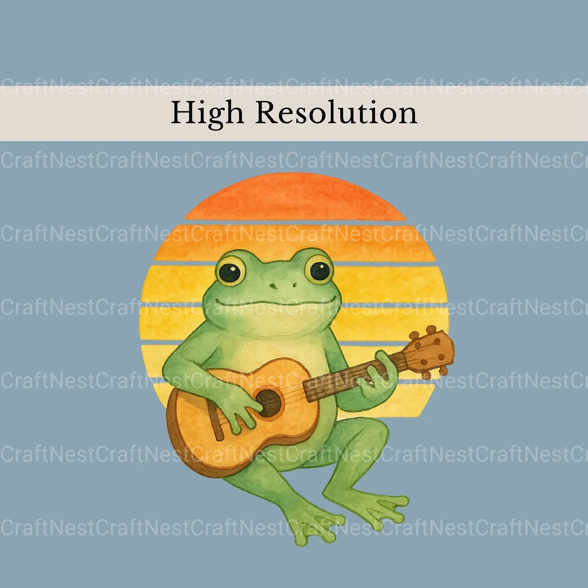 Retro Sunset & Animals Clipart Bundle - CraftNest - Digital Crafting and Art