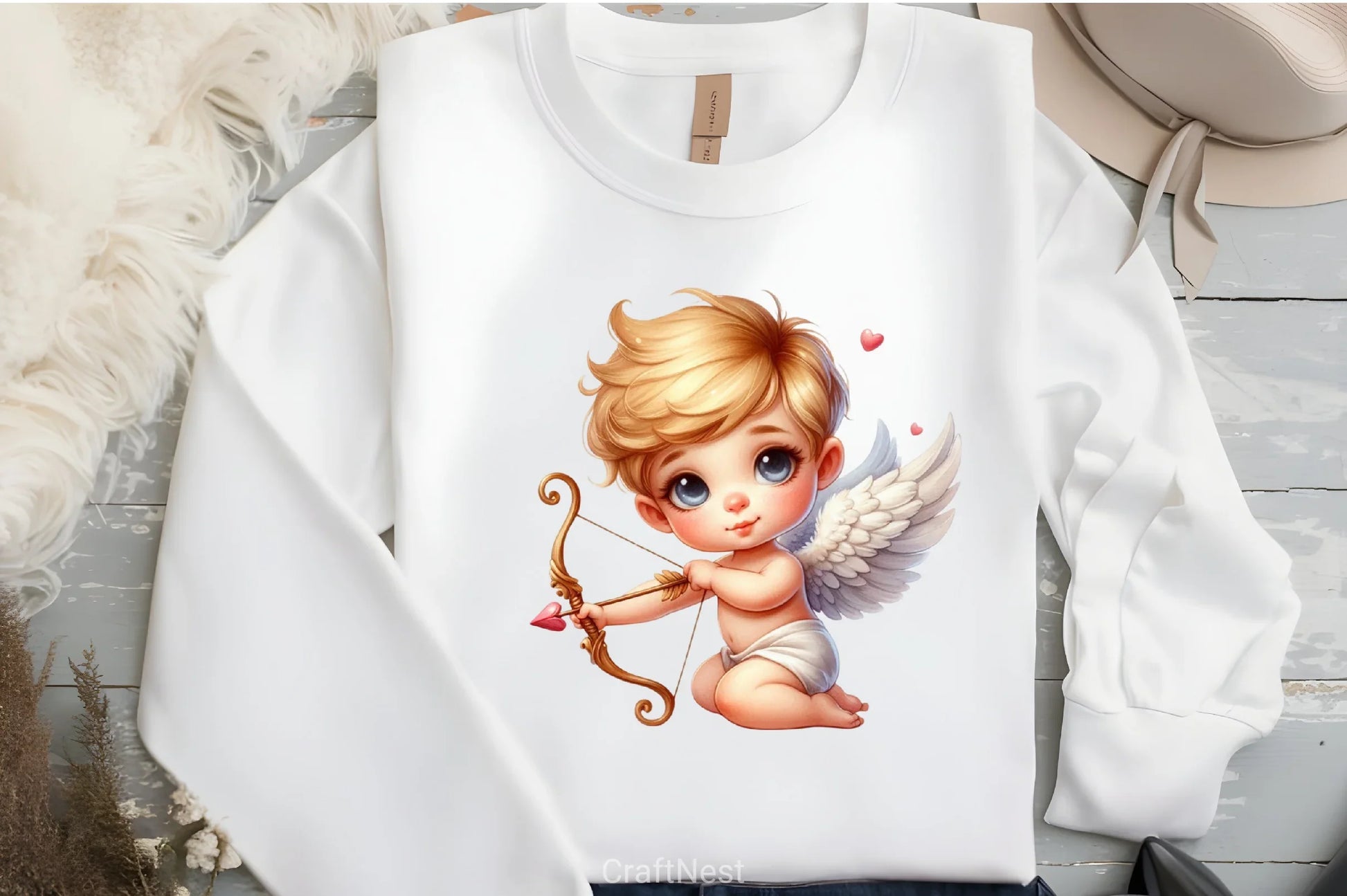 Valentine Cupid Clipart Bundle 1 - CraftNest - Digital Crafting and Art