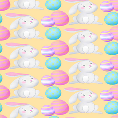 Watercolor Easter Seamless Digital Paper - CraftNest - Digital Crafting and Art