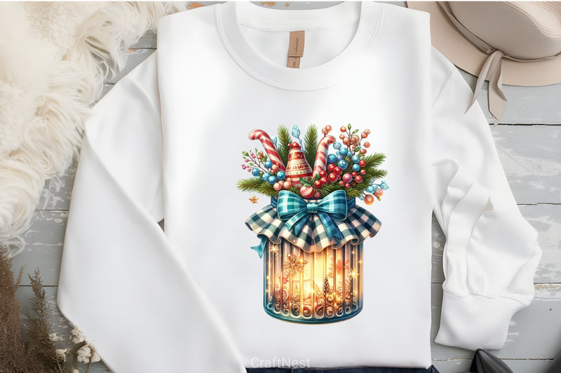 Christmas Candy Jar Clipart Bundle - CraftNest - Digital Crafting and Art