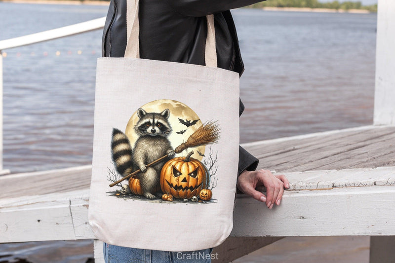 Halloween Raccoon Clipart Bundle 3 - CraftNest - Digital Crafting and Art