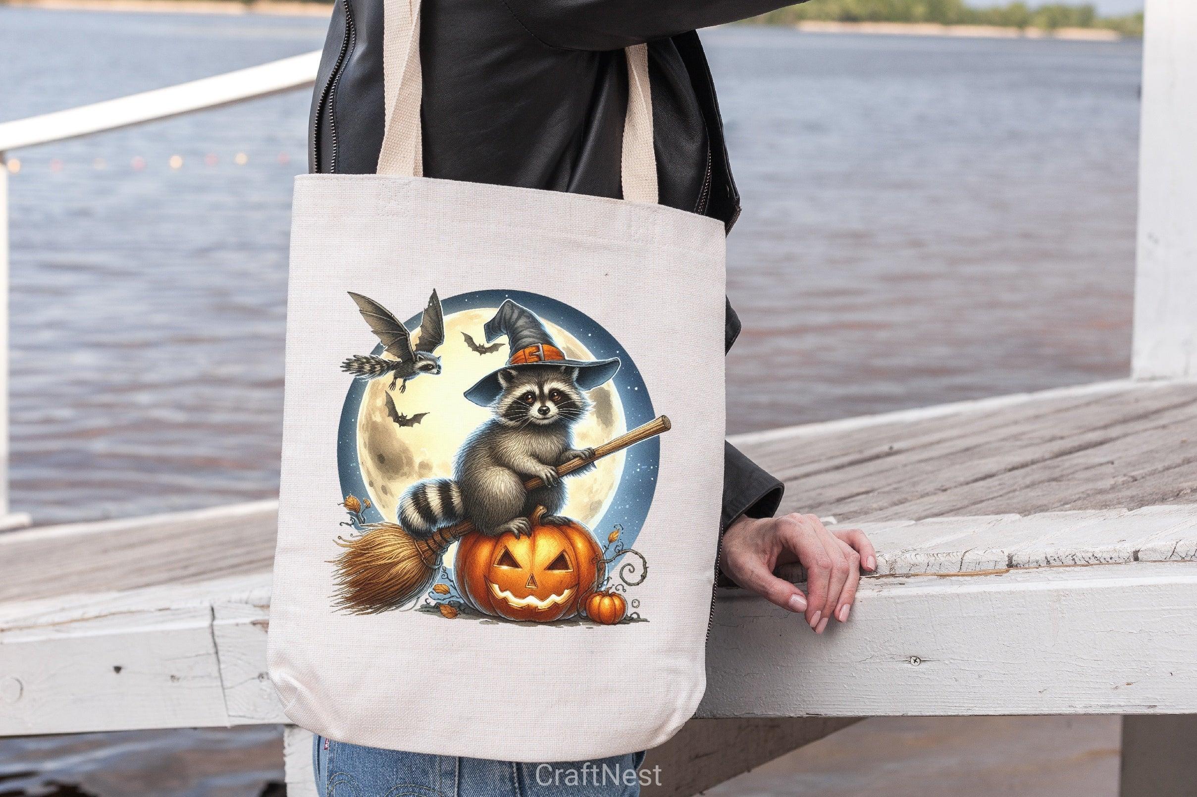 Halloween Raccoon Clipart Bundle 4 - CraftNest - Digital Crafting and Art