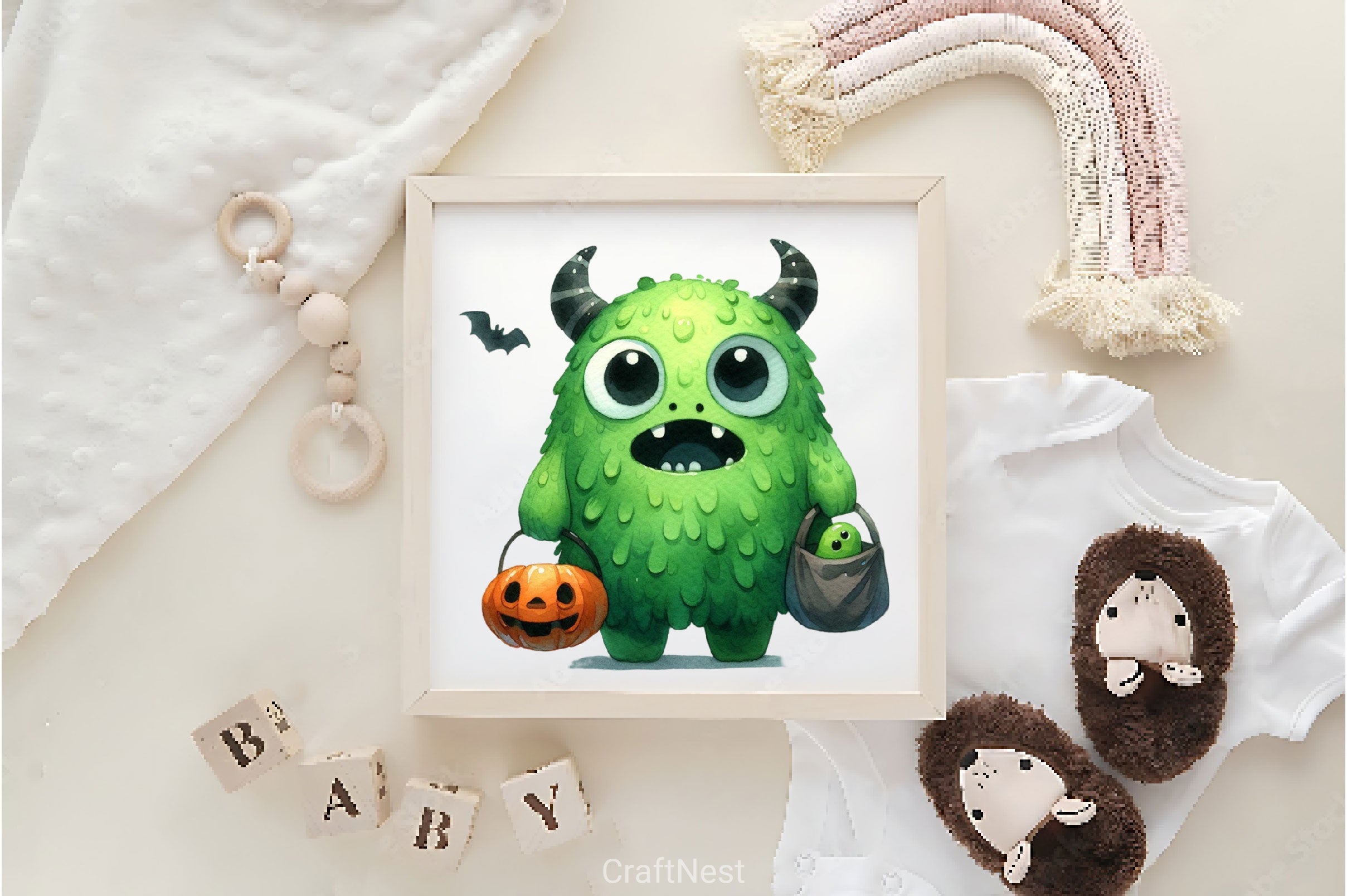 Halloween Monster Clipart Bundle 4 - CraftNest - Digital Crafting and Art