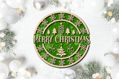 Christmas Cardinal Bird Sign Laser Cut Bundle - CraftNest - Digital Crafting and Art