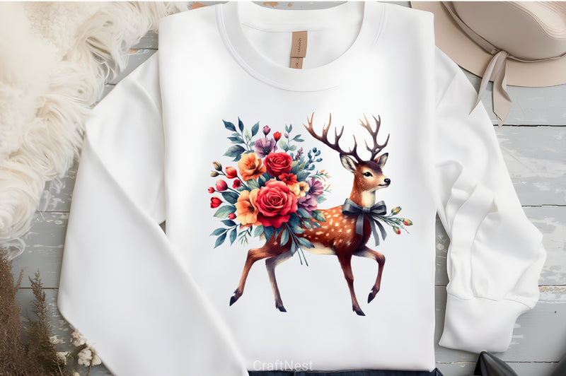 Valentine's Day Deer Clipart Bundle - CraftNest - Digital Crafting and Art