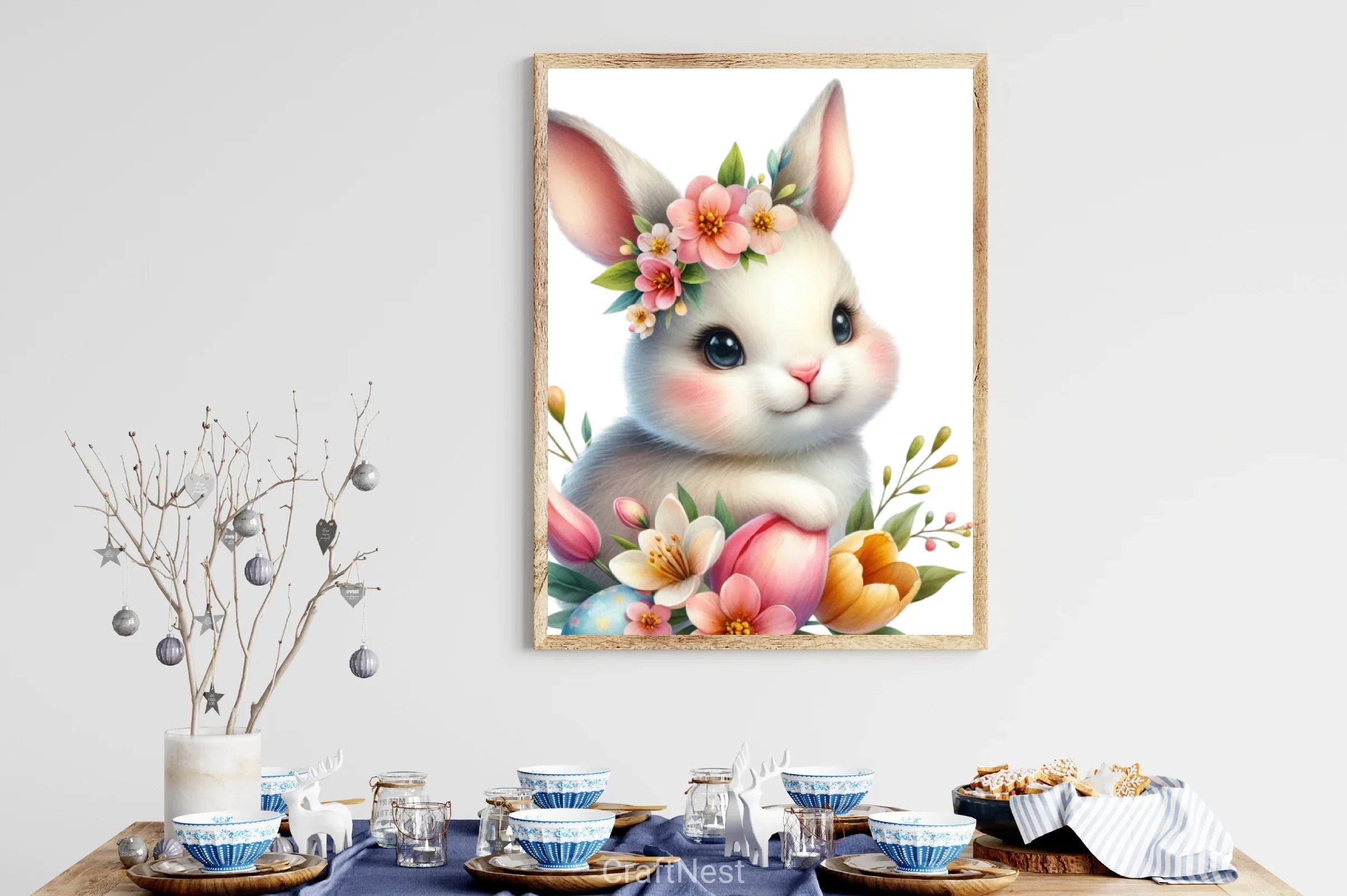 Easter Bunny Clipart Bundle 33 - CraftNest - Digital Crafting and Art