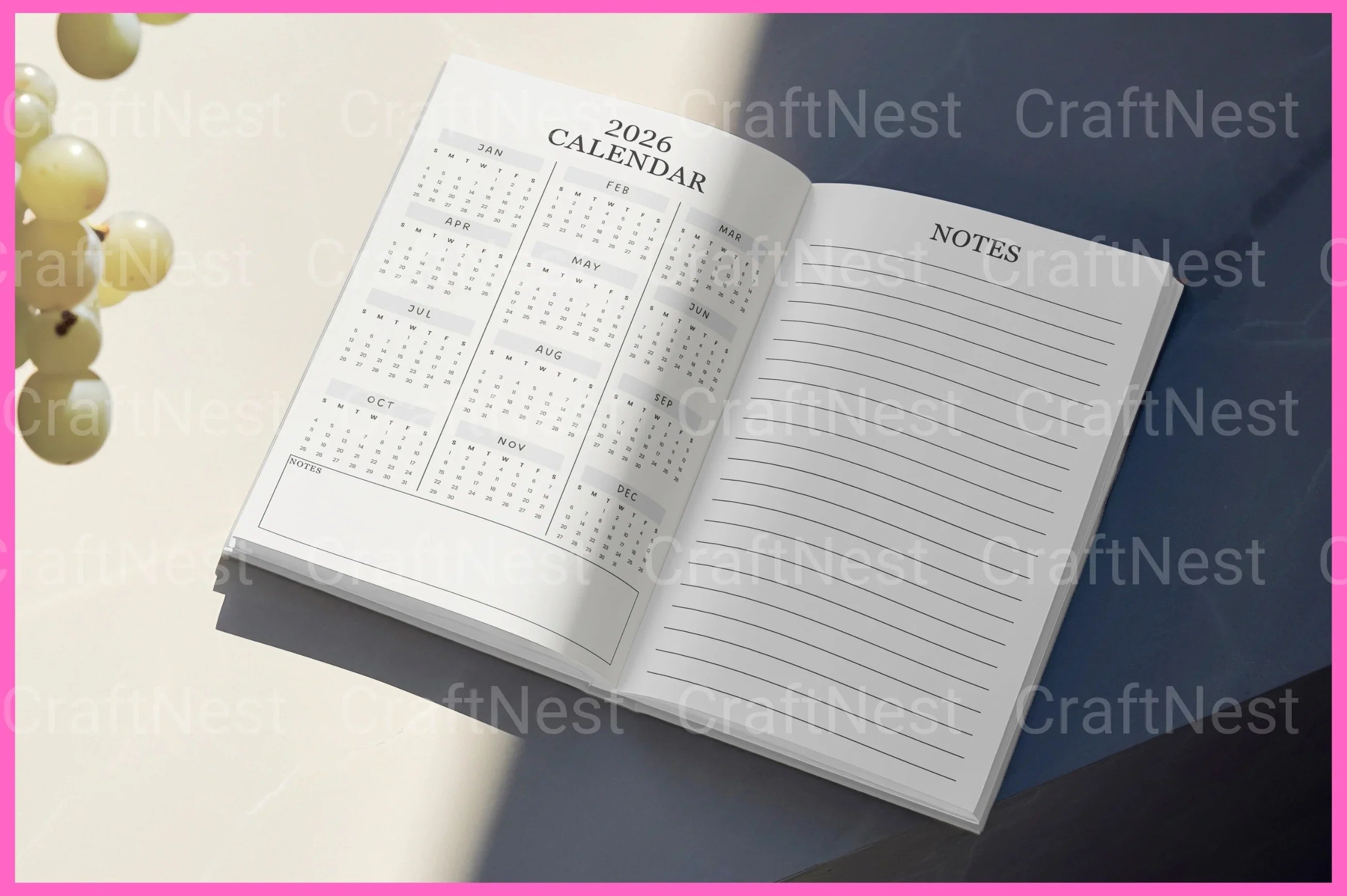 Monthly Budget Planner - CraftNest - Digital Crafting and Art