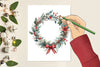 Christmas Wreath Clipart Bundle 5
