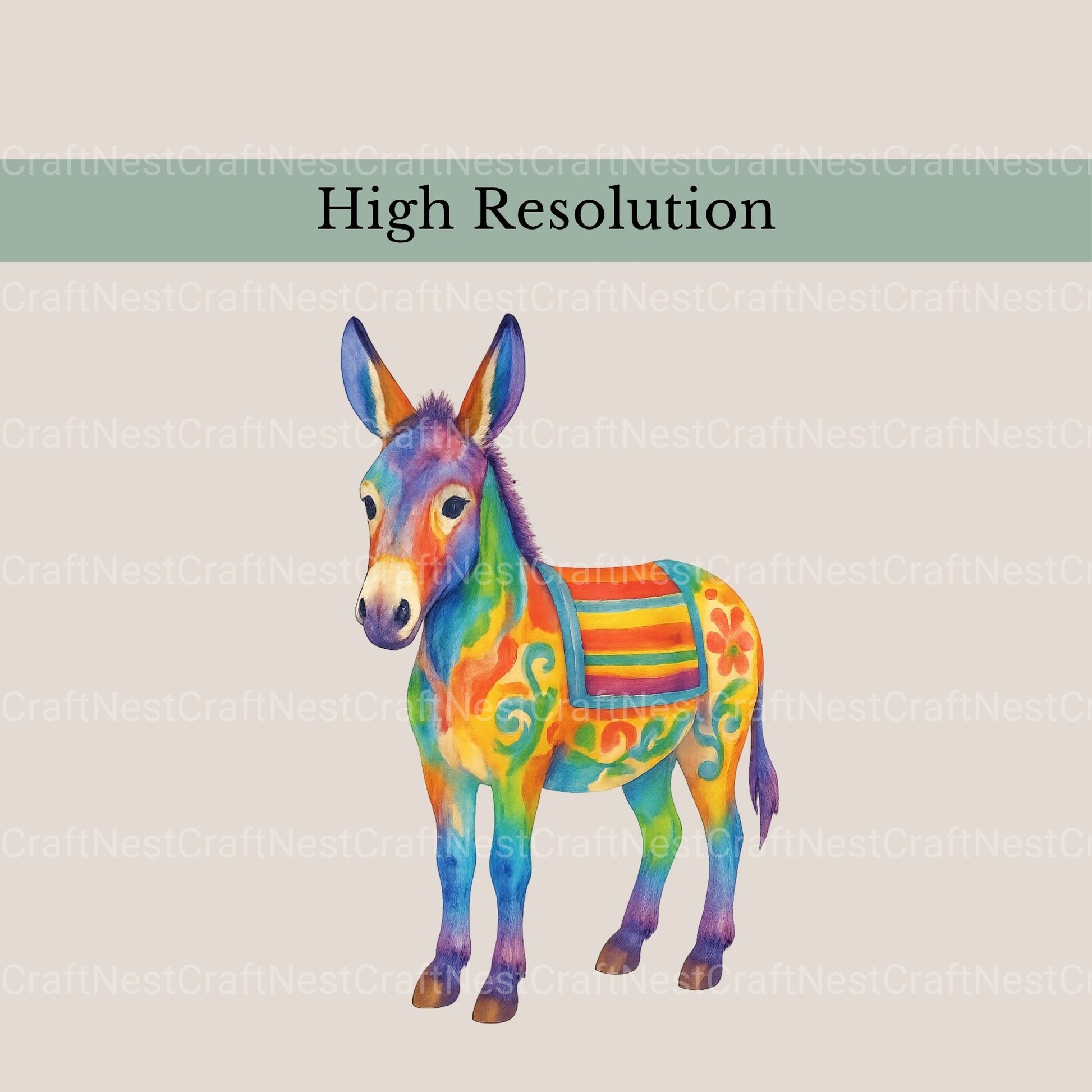 Mexican Folk Art Animals Clipart Bundle - CraftNest - Digital Crafting and Art