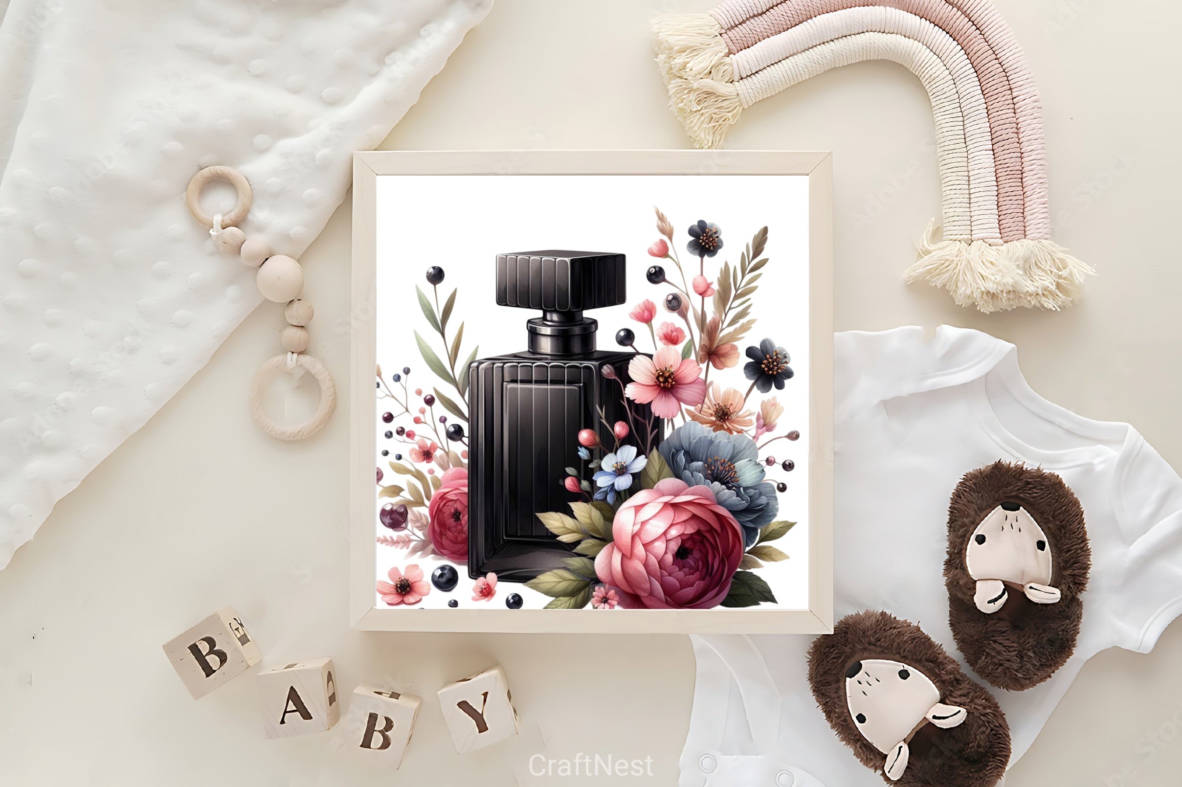 Black Perfume Clipart Bundle - CraftNest - Digital Crafting and Art