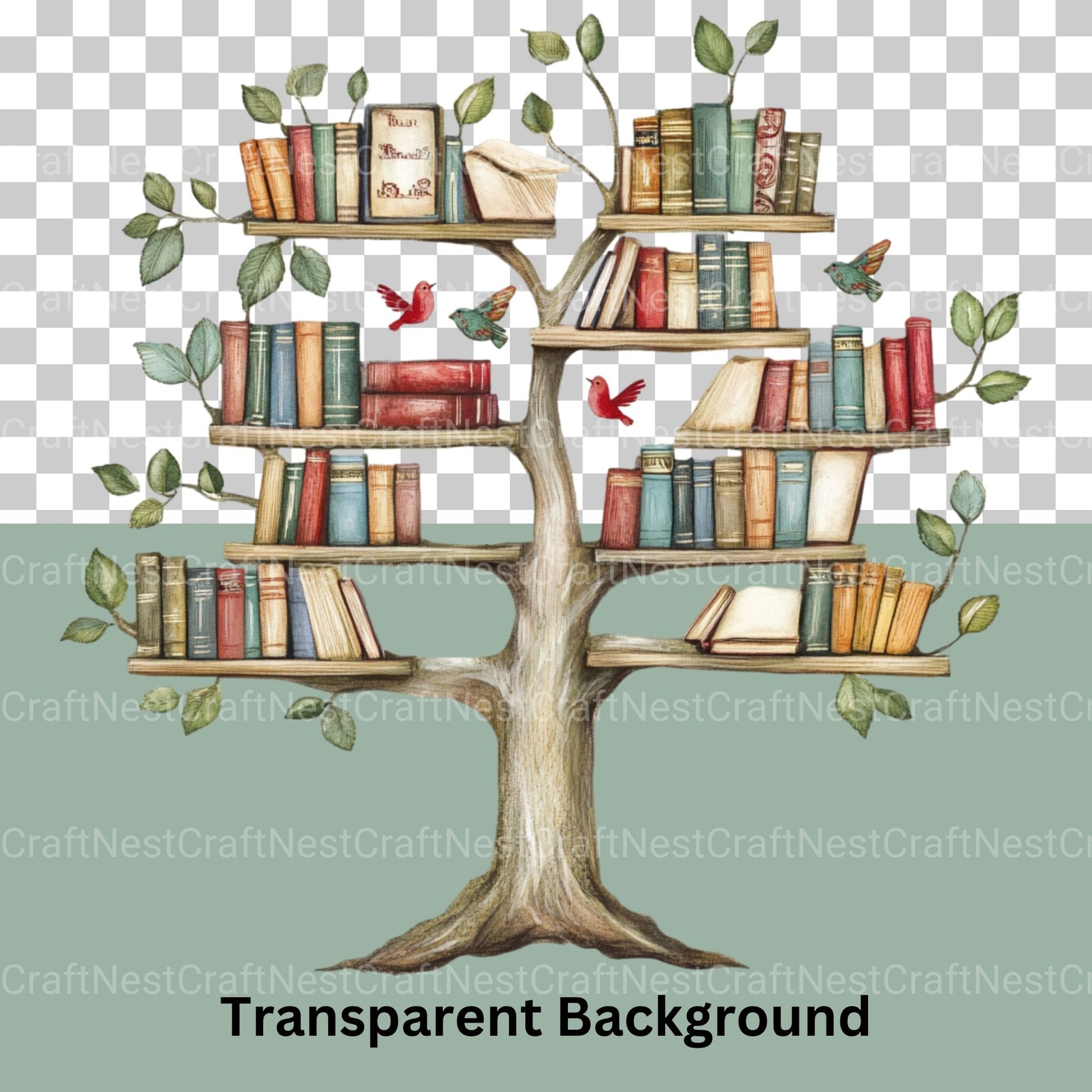 Books And Owls Clipart Bundle - CraftNest - Digital Crafting and Art