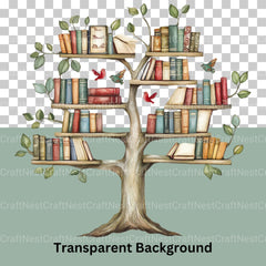 Books And Owls Clipart Bundle - CraftNest - Digital Crafting and Art