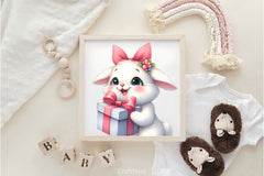 Cute Surprise Bunny Clipart Bundle - CraftNest - Digital Crafting and Art