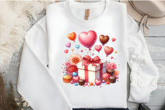 Valentine Gift Box Balloons Clipart Bundle - CraftNest - Digital Crafting and Art