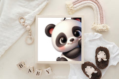 Panda Peeking Clipart Bundle - CraftNest - Digital Crafting and Art