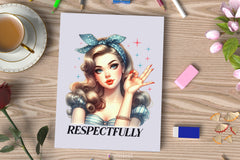 Vintage Girl Clipart Bundle - CraftNest - Digital Crafting and Art