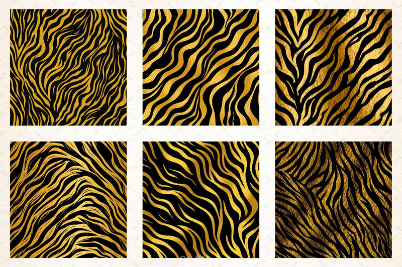 Tiger Glitter Ink Textures - CraftNest - Digital Crafting and Art