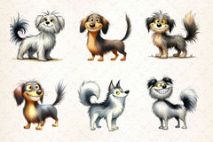 Funny Dog Cute Dog Clipart Bundle - CraftNest - Digital Crafting and Art