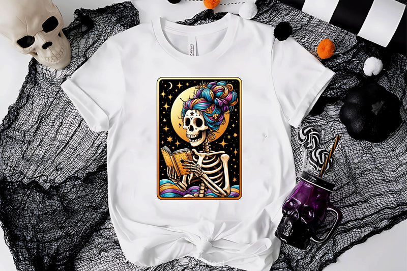 The Reader Tarot Card Reading Skeleton Clipart Bundle - CraftNest - Digital Crafting and Art