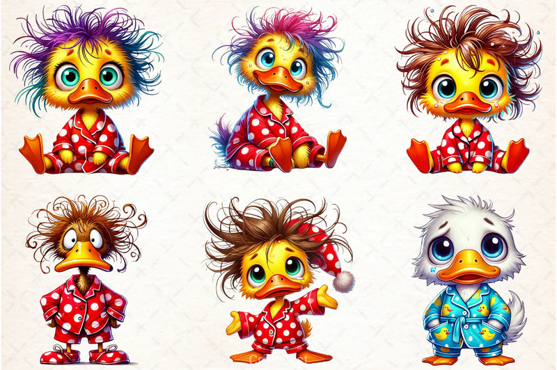 Funny Duck Clipart Bundle - CraftNest - Digital Crafting and Art