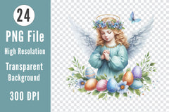 Easter Angel Clipart Bundle - CraftNest - Digital Crafting and Art
