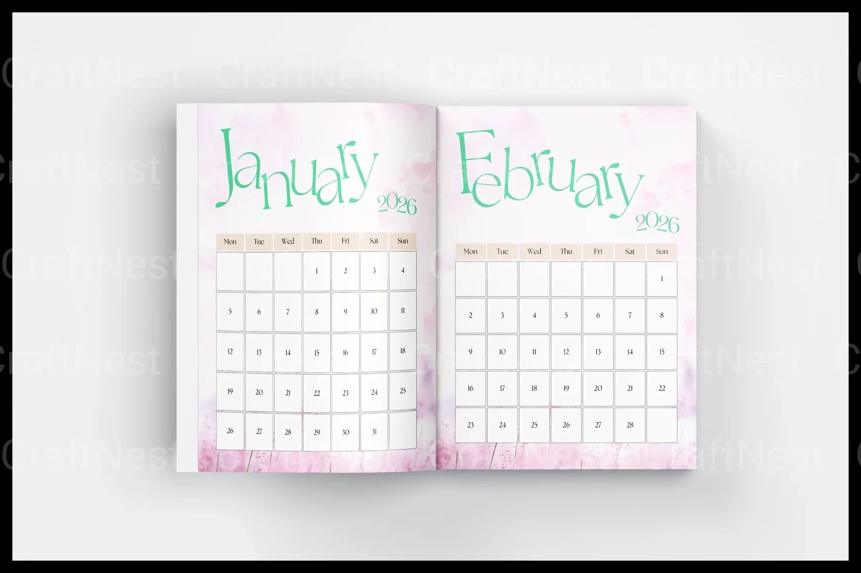 Planner 365 Days: Your Ultimate Yearly Organizer - CraftNest - Digital Crafting and Art
