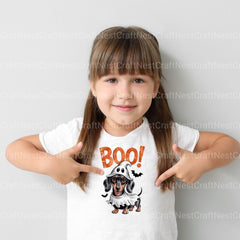 Dachshund Ghost Boo Clipart Bundle - CraftNest - Digital Crafting and Art