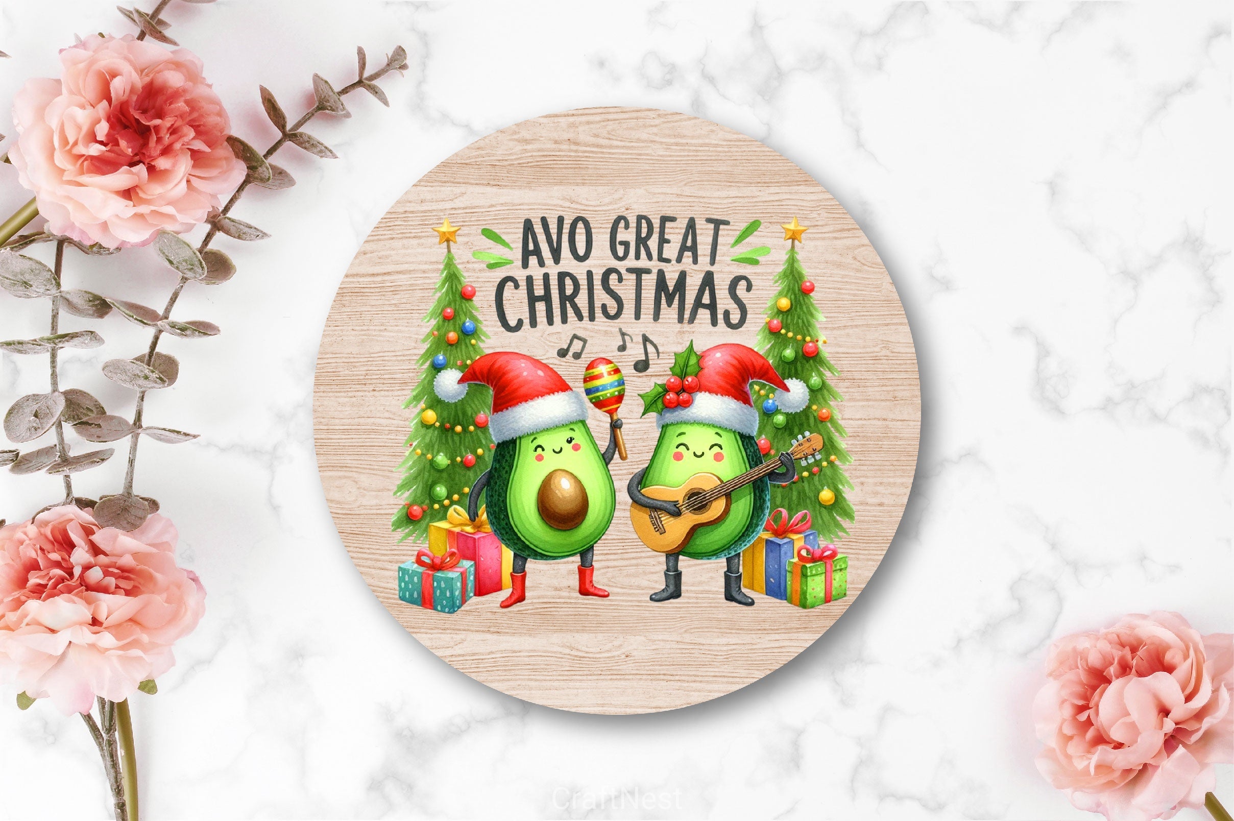 Avo Great Christmas Merry Christmas Clipart Bundle - CraftNest - Digital Crafting and Art