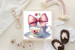 Teacup Bow Clipart Bundle - CraftNest - Digital Crafting and Art