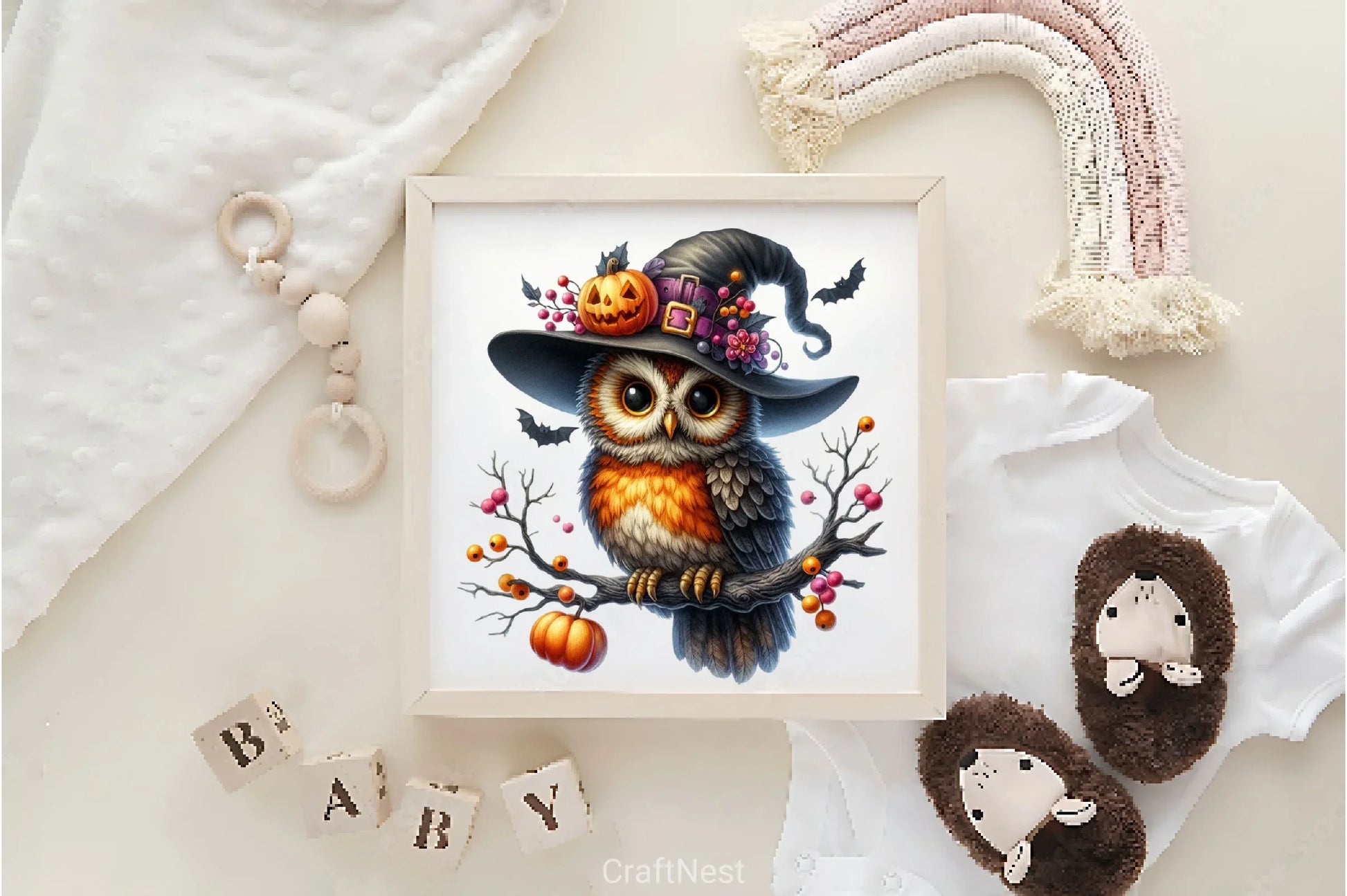 Halloween Witch Owl Clipart Bundle 2 - CraftNest - Digital Crafting and Art
