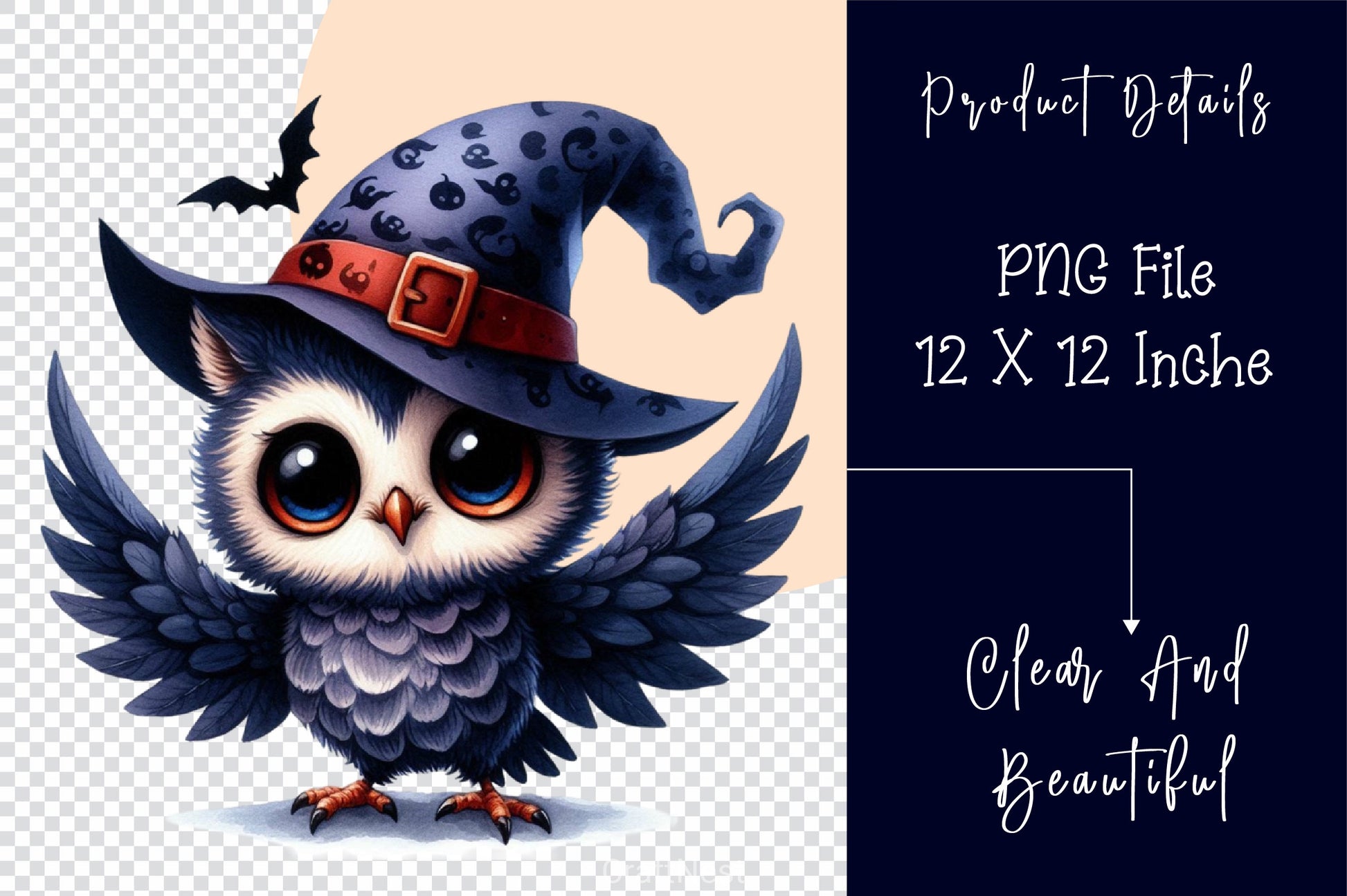 Cute Owl Halloween Scary Owl Clipart Bundle - CraftNest - Digital Crafting and Art