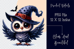 Cute Owl Halloween Scary Owl Clipart Bundle - CraftNest - Digital Crafting and Art