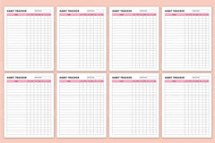 Days Habit Tracker: Boost Your Productivity - CraftNest - Digital Crafting and Art