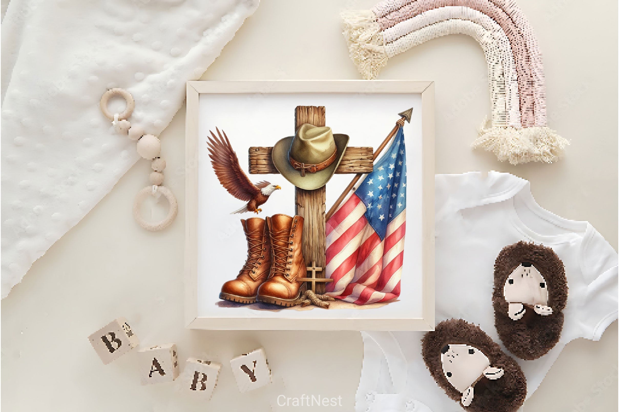 Memorial Day Cross Clipart Bundle 4 - CraftNest - Digital Crafting and Art