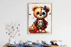 Spooky Halloween Teddy Bear Clipart Bundle - CraftNest - Digital Crafting and Art