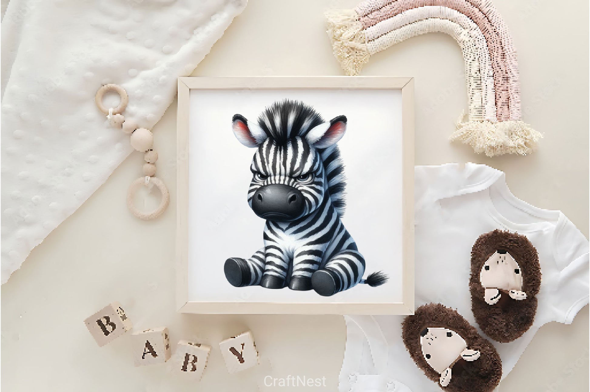Funny Grumpy Zebra Clipart Bundle - CraftNest - Digital Crafting and Art