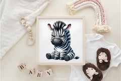 Funny Grumpy Zebra Clipart Bundle - CraftNest - Digital Crafting and Art