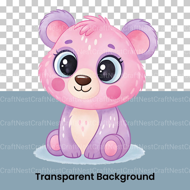 Girl Woodland Animals Clipart Bundle - CraftNest - Digital Crafting and Art